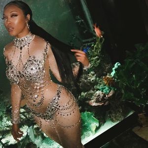 Angel Brinks catsuit